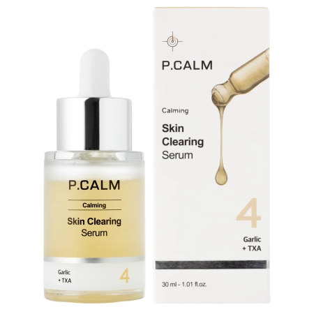 P.Calm - Garlic TXA 4 Skin Clearing Serum - Stärkendes und linderndes Gesichtsserum - 30 ml