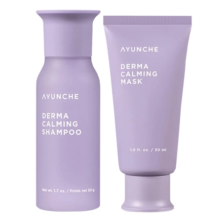 Ayunche - Derma Calming Mini Kit - Set mit lindernden Produkten für die Kopfhaut - Mini - 50g+30ml