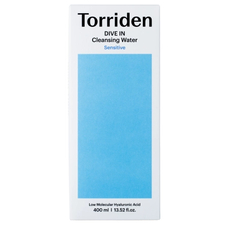 Torriden - Dive In - Low Molecular Hyaluronic Acid Cleansing Water - Feuchtigkeitsspendendes Mizellenwasser - 400ml 