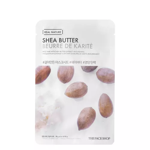 The Face Shop - Natural Mask - Shea Butter - Shea Butter Tuchmaske - 20g