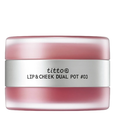 titto - Lip & Cheek Dual Pot - Duo für Lippen und Wangen - #03 Super Magnetic/Nudy Fetish - 10 g