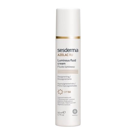 sesderma - Azelac RU Luminous Fluid Cream SPF50 - Aufhellende Emulsion - 50ml