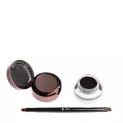 Ibra Makeup -Eyebrow Pomade & Powder - Dark Chocolate - 7g
