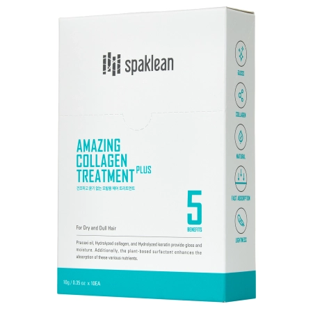 Spaklean - Amazing Collagen Treatment Plus - Regenerierende Kollagen-Haarkur - 10x10 ml