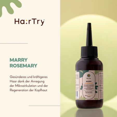 HairTry - Marry Rosemary - Rosmarin-Wasser mit Vitaminen für die Kopfhaut - 100ml
