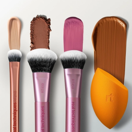 Real Techniques - Best Of Blends 3 Piece Set - Pinsel- und Schwammset für Make-up