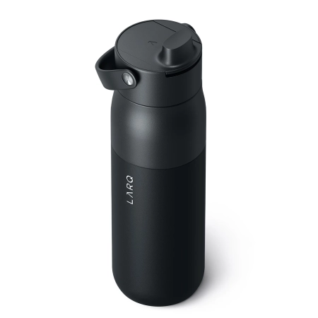 LARQ - Bottle Swig Top - Thermoflasche mit Strohhalm - Obsidian Black - 680ml