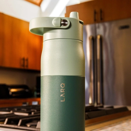 LARQ - Bottle Swig Top - Thermoflasche mit Strohhalm - Eucalyptus Green - 680 ml