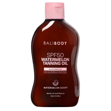 Bali Body - Watermelon Tanning Oil SPF50 - Bräunungsöl mit Wassermelonenextrakt - 100ml