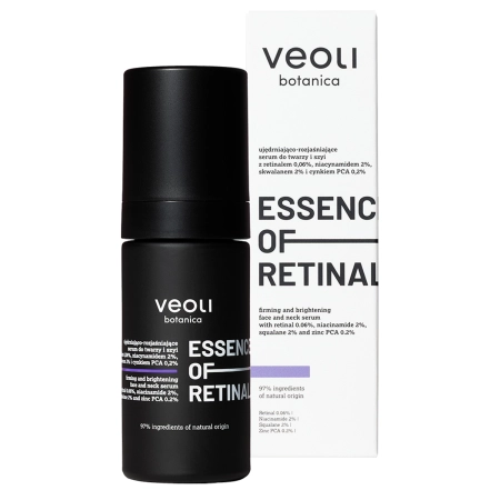 Veoli Botanica - Essence of Retinal - Straffendes und aufhellendes Serum für Gesicht und Hals mit 0,06 % Retinal - 30ml 