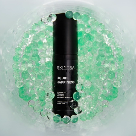 SkinTra - Liquid Happiness - Serum mit Retinal 0,3% für Gesicht und Augenpartie - 30ml