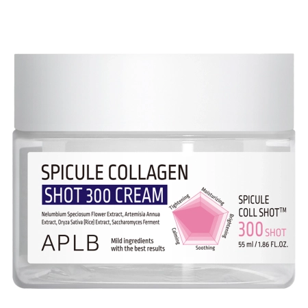 APLB - Spicule Collagen Shot 300 Cream - Kollagen-Creme mit Mikronadeln - 55ml