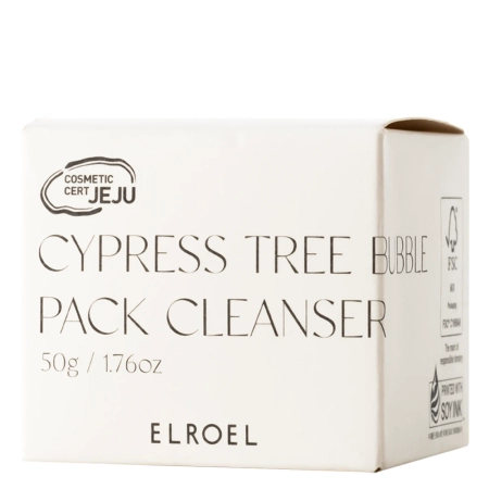 ELROEL - Cypress Tree Bubble Pack Cleanser – Reinigungsschaummaske fürs Gesicht – 50g