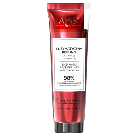 Apis - Enzymatic Face Scrub - Enzymatisches Gesichtspeeling mit Cranberry - 100ml 