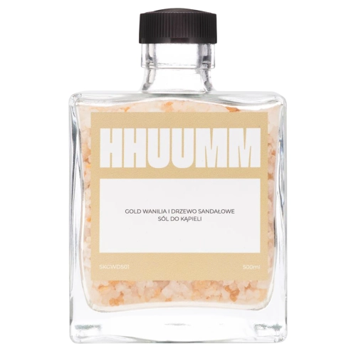 HHUUMM – Badesalz – Gold Vanille und Sandelholz – 500ml
