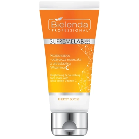 Bielenda Professional - Supremelab - Energy Boost - Aufhellende & nährende Gesichtsmaske mit ultrastabilem Vitamin C - Aufhellende & nährende Gesichtsmaske mit ultrastabilem Vitamin C - 70ml