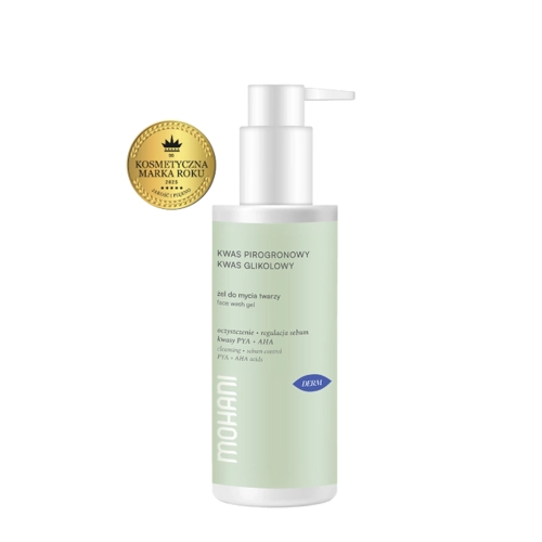 Mohani - Gesichtsreinigungsgel mit Brenztraubensäure und Glykolsäure - 150ml
