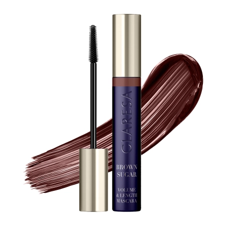 Claresa - Brown Sugar Volume & Lenght Mascara - Braune Wimperntusche für Volumen & Länge - 10g