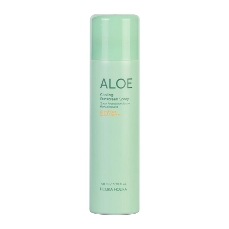 Holika Holika - Aloe Ice Cooling Sun Spray SPF50+/PA++++ - Kühlspray mit Sonnenfilter - 100ml