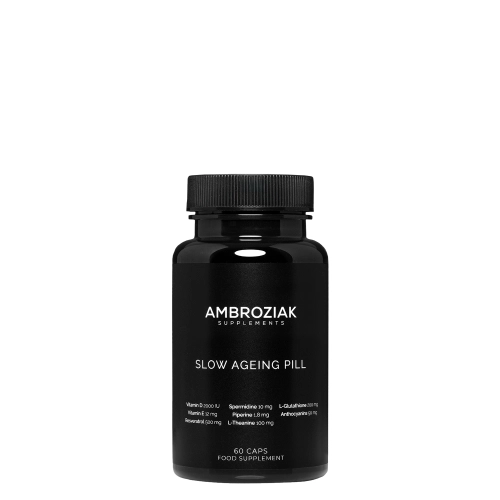 Dr Ambroziak - Slow Ageing Pill Nahrungsergänzungsmittel - Unterstützung des antioxidativen Schutzes des Organismus - 60 Kapseln