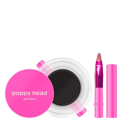 Poppy Head – Gelusion – Gel-Eyeliner mit Pinsel – 01 Darkspell – 5g