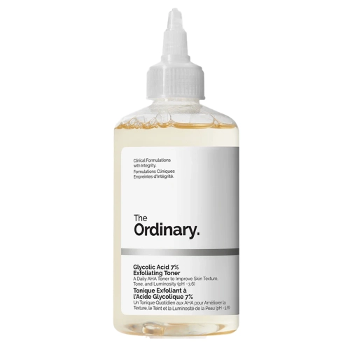 The Ordinary - Glycolic Acid 7% Exfoliating Toner - Peeling Gesichtswasser mit 7% Glykolsäure - 240ml