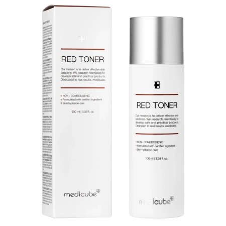 Medicube - Red Toner 2.0 – Gesichtswasser für zu Akne neigende und problematische Haut – 100ml