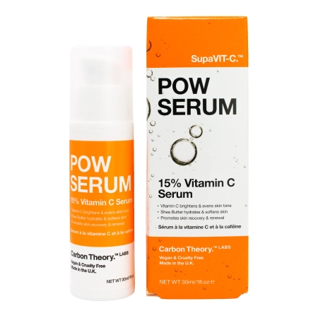 Carbon Theory - SupaVIT-C Pow Serum 15% - Aufhellendes Gesichtsserum mit 15% Vitamin C - 30ml