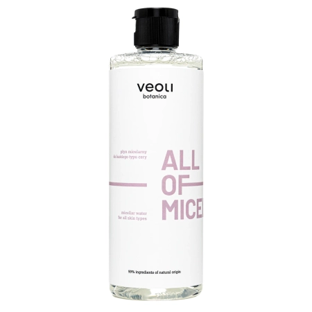 Veoli Botanica – ALL OF MICELLAR – Sanftes Mizellenwasser für jeden Hauttyp – 500 ml