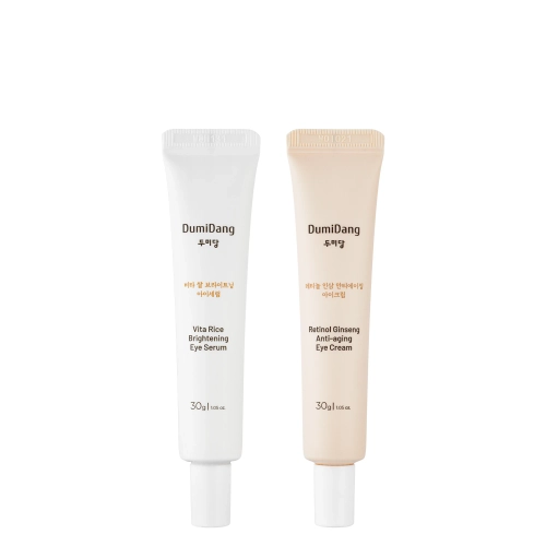 DumiDang - Rice & Ginseng Duo Eye Care Set – Augenpflege-Set – 2x30g