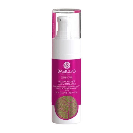 BasicLab - Esteticus - Stärkendes, tonisierendes Serum für vaskuläre und empfindliche Haut 10% EGF-Wachstumsfaktor-Komplex, 0,5% Vitamin-K-Derivate, CICA - 30ml