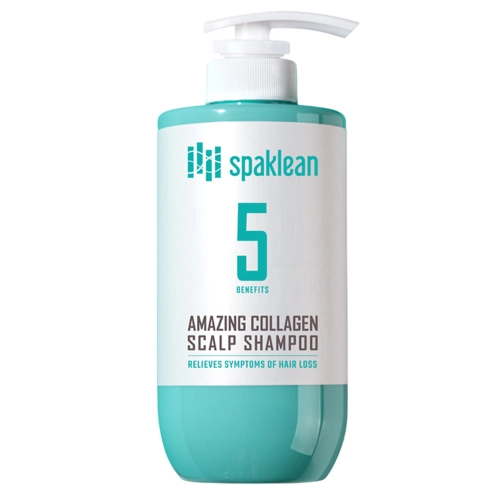 Spaklean - Amazing Collagen Scalp Shampoo - Shampoo für Haare mit Kollagen - 500 ml