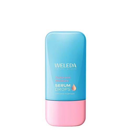 WELEDA - Hyaluron-Feuchtigkeits-Serum Drops – Feuchtigkeitsspendendes Serum mit Natriumhyaluronat, Apfelwasser, Betain und Aloe Vera Saft – 30ml