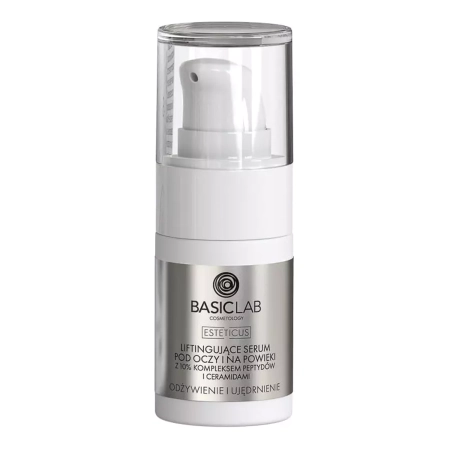 BasicLab – Ernährung und Straffung – Lifting-Serum für die Augenpartie und Augenlider – 15 ml