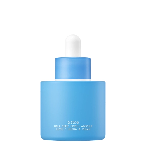 titto - Aqua Deep Porin Ampoule - Feuchtigkeitsspendende Gesichtsampulle - 30ml