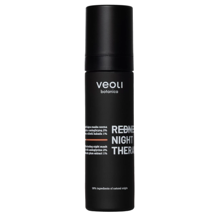  Veoli Botanica - Redness Night Therapy - Lindernde und Aufhellende Nachtmaske für zu Rötungen neigende Haut - 50ml 