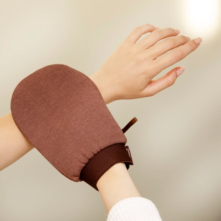 Cosibella Accessories - Handschuh für Körperpeeling - Desert Brown 