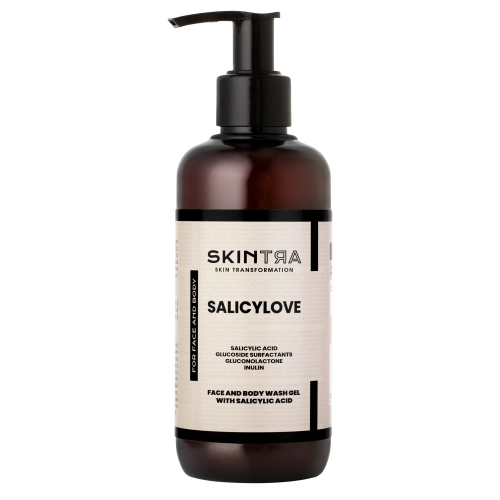 SkinTra - Salicylove - Gesichts- und Körperreinigungsgel mit Salicylsäure  - 250ml