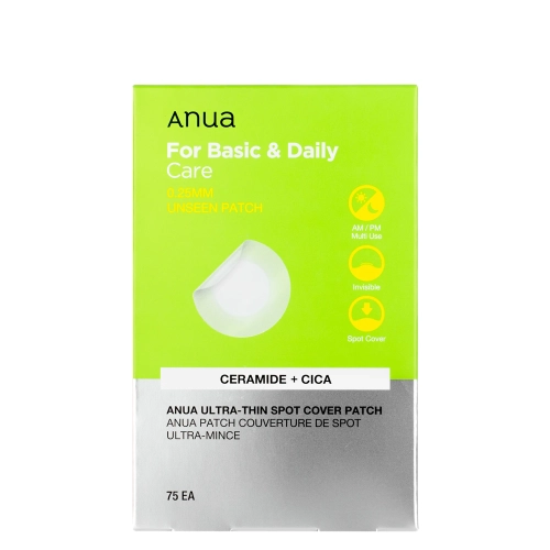 Anua - Ultra Thin Spot Cover Patch – Ultradünne Pflaster gegen Unvolkommenheiten – 75 Stück