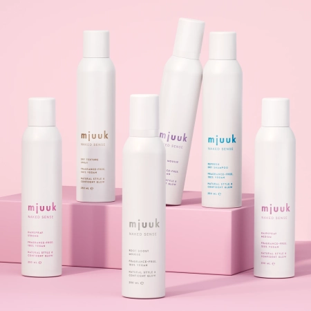 Mjuuk - Naked Sense Fragrance-free Refresh Dry Shampoo - Trockenshampoo für Haare - Unparfümiert - 250 ml