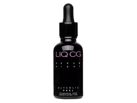 Liqpharm - LIQ CG Serum Night 7% Glycolic PEEL - Peeling- und Glättungs-Nachtserum- 30ml