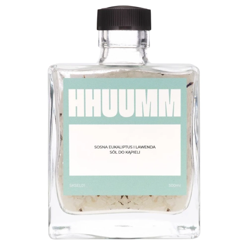 HHUUMM - Badesalz - Kiefer, Eukalyptus und Lavendel - 500ml