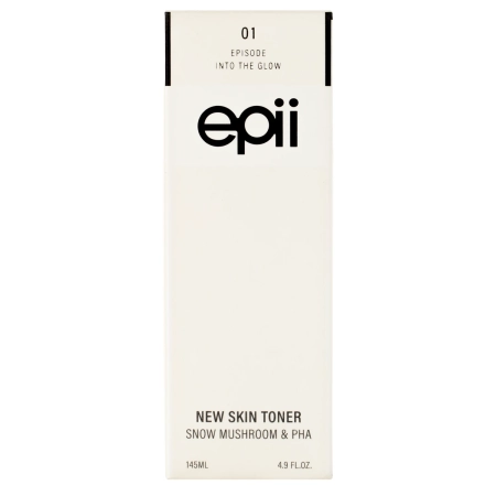 Epii - New Skin Toner Snow Mushroom & PHA - Feuchtigkeitsspendendes und peelendes Gesichtswasser - 145 ml