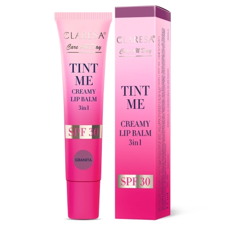Claresa - Tint Me Creamy Lip Balm 3in1 SPF 30 - Getönter Lippenbalsam mit SPF 30 - Granita - 12 ml