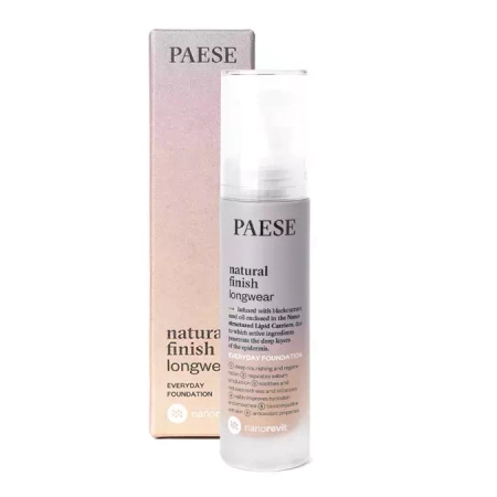 Paese - Nanorevit Natural Finish Longwear Everyday Foundation - Lang anhaltende Foundation mit natürlichem Finish - 2.5 Sand Beige - 30ml