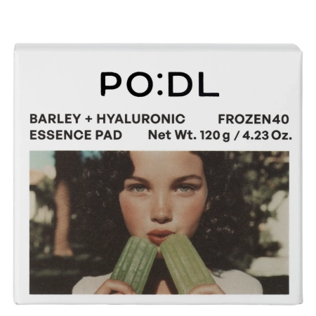 PO:DL - Barley Hyaluronic Frozen40 Essence Pads - Feuchtigkeitsspendende Gesichtspads - 70 Stück