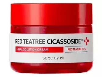 Some By Mi - Red Teatree Cicassoside Final Solution Cream - Creme auf Basis von rotem Teebaum für empfindliche und problematische Haut - 60ml