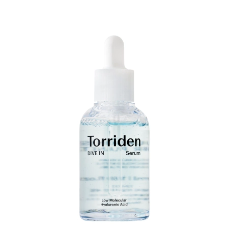 Torriden - Dive-In - Low Molecule Hyaluronic Acid Serum - Feuchtigkeitsspendendes Serum mit niedermolekularer Hyaluronsäure und Ceramiden- 50ml