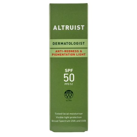  Altruist – Anti-Redness & Pigmentation SPF50 Light – SPF 50 Creme gegen Rötungen und Verfärbungen – 30ml 