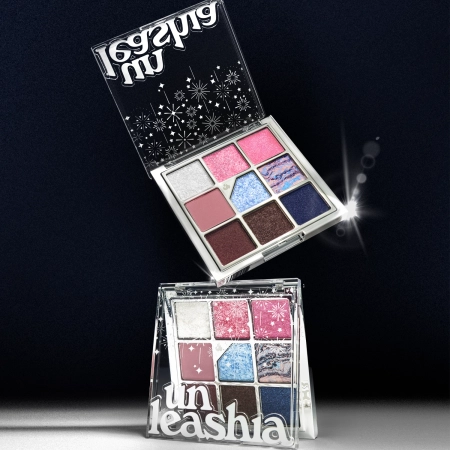 Unleashia - Glitterpedia Eye Palette - Vegane Lidschattenpalette - 8 All of Dancing Swan - 6,6g